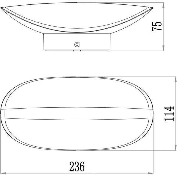 Deko-Light 731078 -Applique a LED da esterno AVIOR 12,7W/230V IP54 antracite