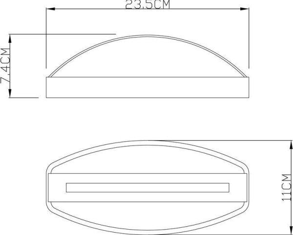 Deko-Light 731093 -Applique a LED da esterno ERIDANI 13W/230V IP44 antracite