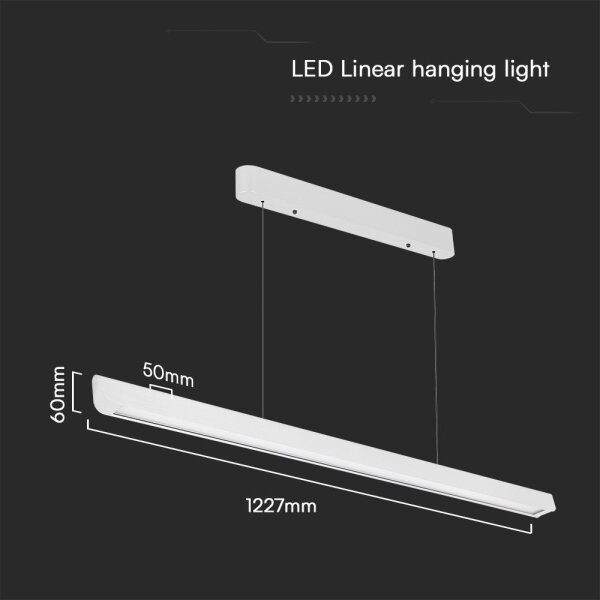 Lampadario LED su cavo LED/36W/230V 3000/4000/6400K bianco