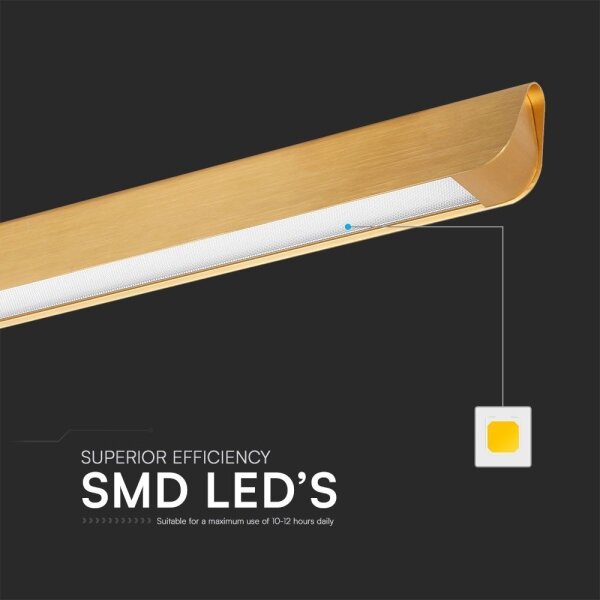 Lampadario LED su cavo LED/36W/230V 3000/4000/6400K oro