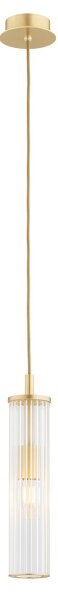 Argon 8489 - Lampadario a sospensione con filo HAMPTON 1xE14/7W/230V oro