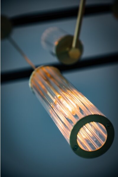 Argon 8489 - Lampadario a sospensione con filo HAMPTON 1xE14/7W/230V oro
