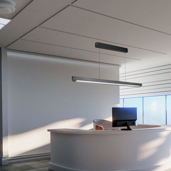 Lampadario LED su cavo LED/36W/230V 3000/4000/6400K antracite