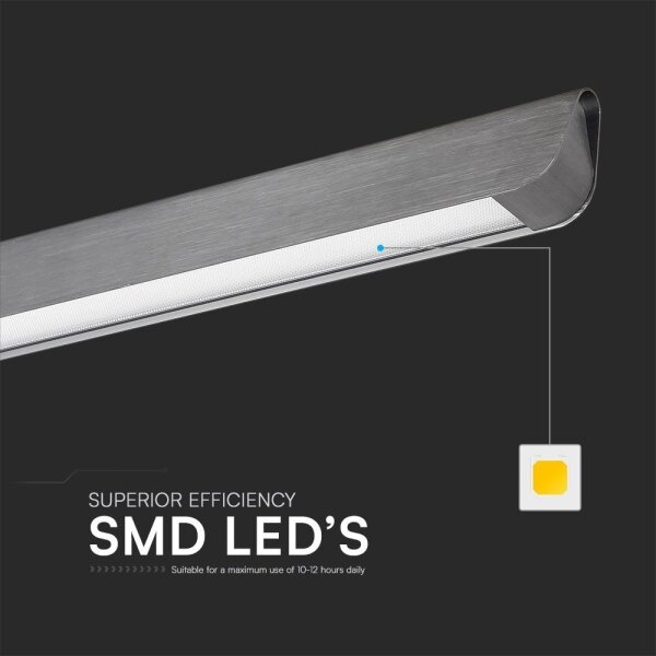 Lampadario LED su cavo LED/36W/230V 3000/4000/6400K antracite