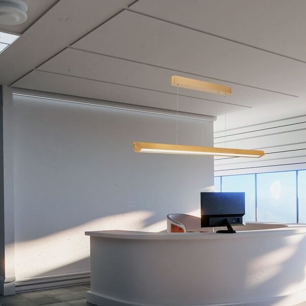 Lampadario LED su cavo LED/36W/230V 3000/4000/6400K oro
