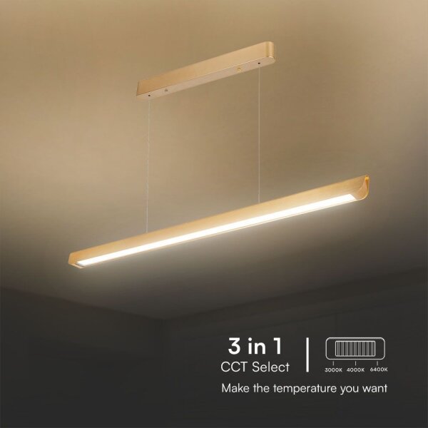 Lampadario LED su cavo LED/36W/230V 3000/4000/6400K oro