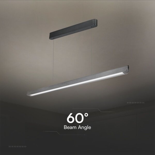 Lampadario LED su cavo LED/36W/230V 3000/4000/6400K antracite