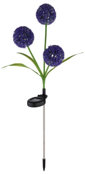 Globo 33599P - Lampada LED solare SOLAR 3xLED/0,06W/3V 5000K IP44 viola