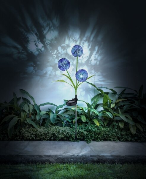 Globo 33599P - Lampada LED solare SOLAR 3xLED/0,06W/3V 5000K IP44 viola