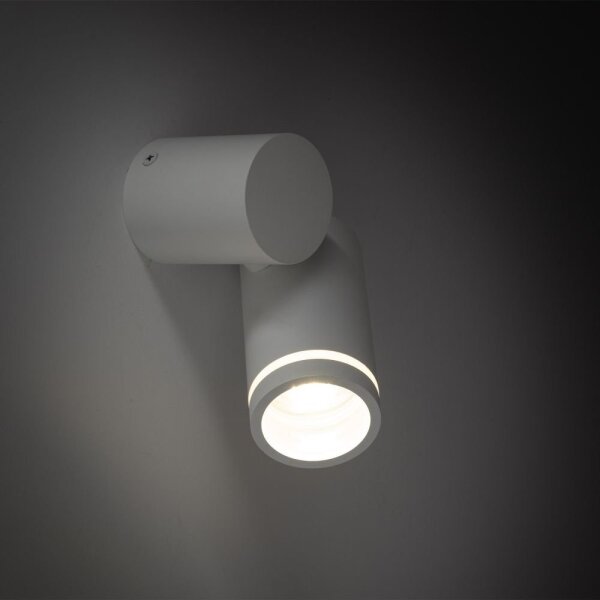 Faretto da parete JET SET 1xGU10/10W/230V bianco