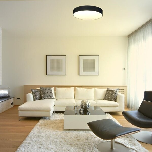 Plafoniera LED dimmerabile LED/50W/230V 3000-6500K nero + telecomando