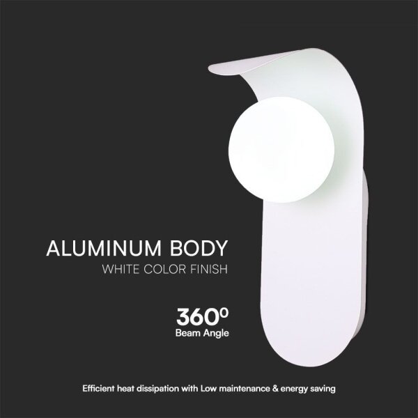 Applique 1xG9/5W/230V bianco