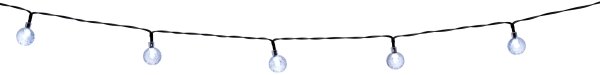 Grundig - Catena solare dimmerabile 50 LED/8 funzioni 9,35m bianco caldo + DO