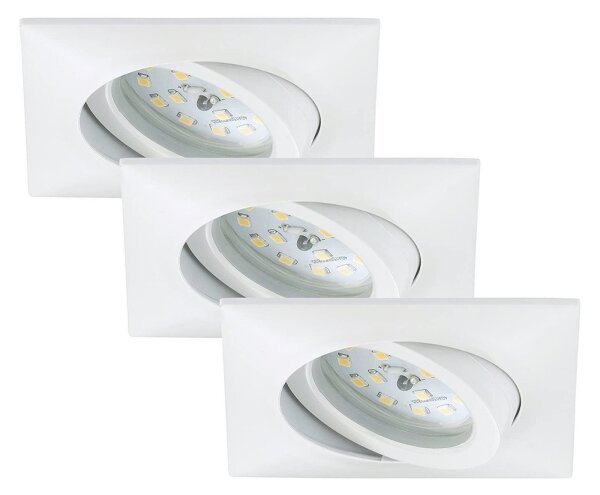 Briloner 7210-036 - SET 3x Lampada LED da incasso ATTACH LED/5W/230V IP23 bianco