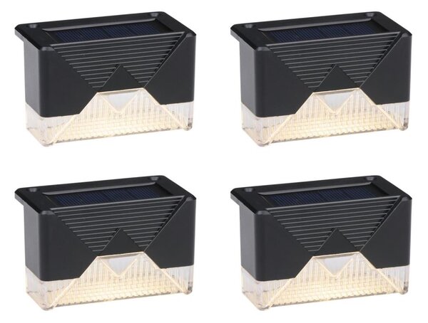 Grundig - Set 4x LED lampade solari da parete LED/1,2V 600 mAh IP44