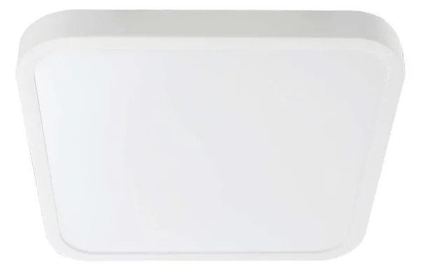 Plafoniera LED bagno 24W 230V IP44 6500K 29x29 cm bianco