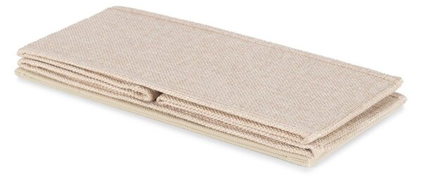 Scatola beige in tessuto 28x12x12 cm Sandy – Compactor