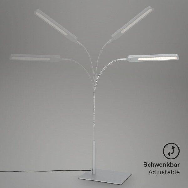 Briloner 7389-014 - Lampada da tavolo LED dimmerabile SERVO LED/8W/230V 3000/6500K