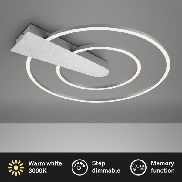 Briloner 3543-018 - Plafoniera LED dimmerabile NICO LED/25W/230V cromo