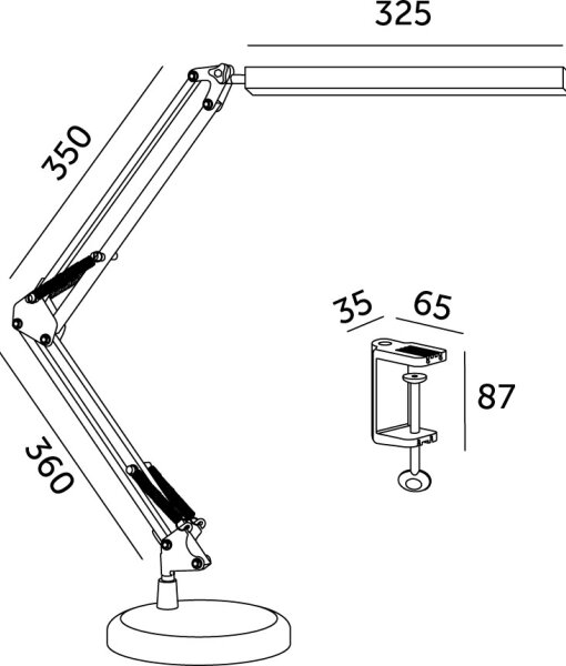 Lampada da tavolo LED dimmerabile 2in1 USB TENUIX LED/14W/5V 3000-6000K