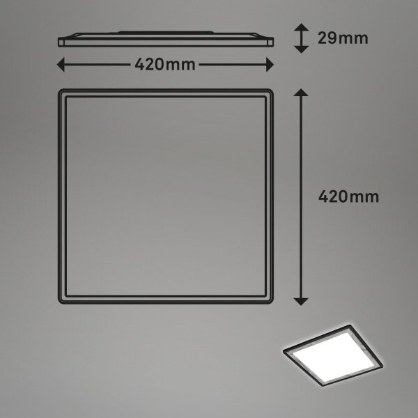 Briloner 7459-414 - Luce LED dimmerabile SLIM LED/22W/230V 2700-6500K + +TC