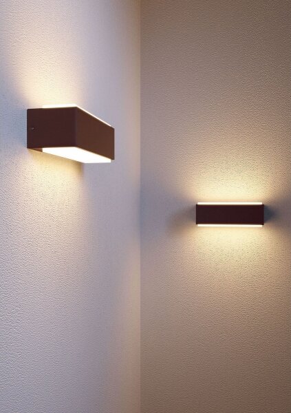 Redo 90404 - Applique a LED da esterno DASH LED/9W/230V 4000K IP65 marrone