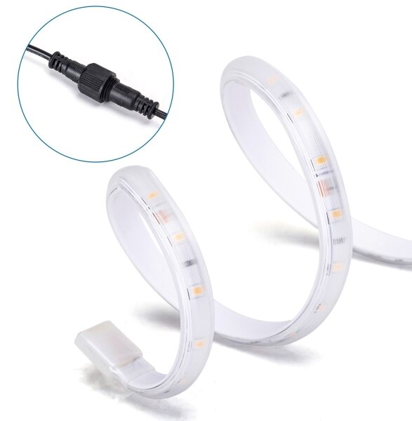 Aigostar - Striscia solare LED dimmerabile 10W 3,2V 10m 2700K IP65 + DO