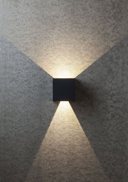 Redo 90173-Applique a LED da esterno VARY 2xLED/6W/230V 3000K IP54 antracite