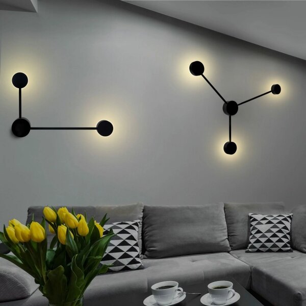 Applique a LED JOY 2xGX53/6W/230V nero