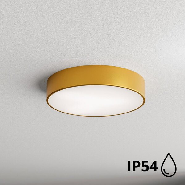 Brilagi - Plafoniera da bagno CLARE 2xE27/24W/230V diametro 40 cm IP54 oro