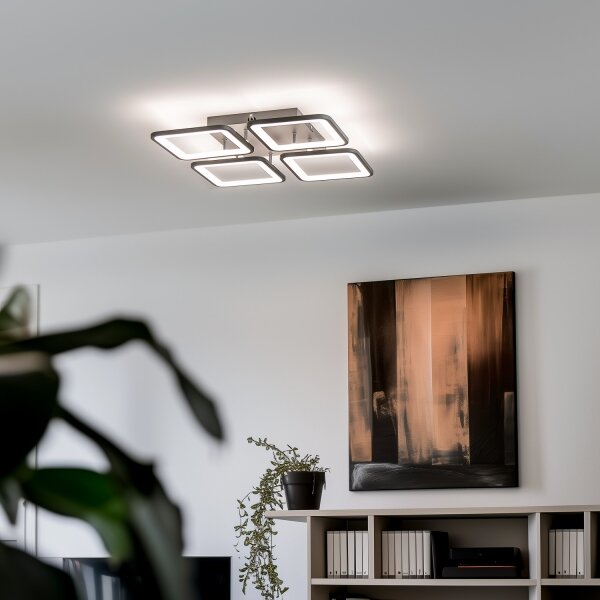 Brilagi - Lampadario a plafone LED dimmerabile SQUARED LED/85W/230V 3000-6500K + +TC
