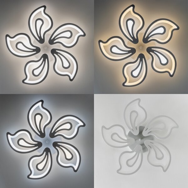 Brilagi - Lampadario a plafone LED dimmerabile TWIST LED/125W/230V 3000-6500K + +TC