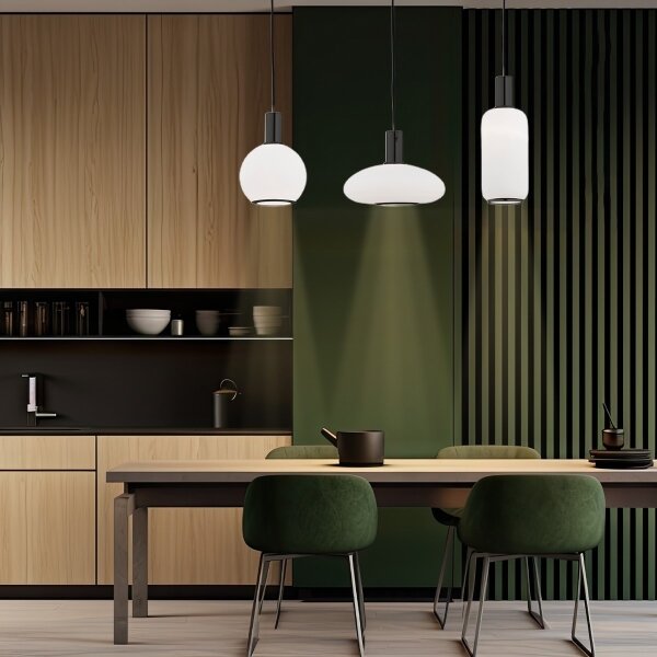 Argon 8565 - Lampadario a sospensione con filo SAGUNTO PLUS 1xE27/15W/230V diametro 30 cm