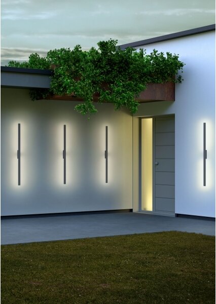 Redo 90431 - Applique a LED da esterno REFLEXA LED/20W/230V 3000K IP54 antracite