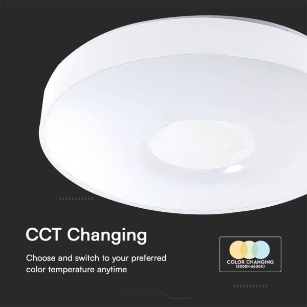 Plafoniera LED dimmerabile LED/40W/230V 3000-6500K 39 cm bianco + +TC
