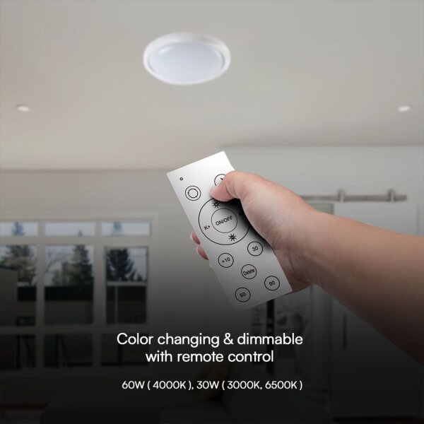 Plafoniera LED dimmerabile LED/60W/230V 3000-6500K 49,2 cm bianco + +TC