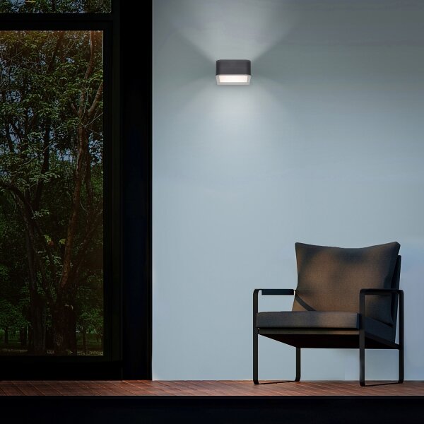 Brilagi - Lampada LED da esterno BARI LED/7W/230V 3000/4000/6000K antracite IP54