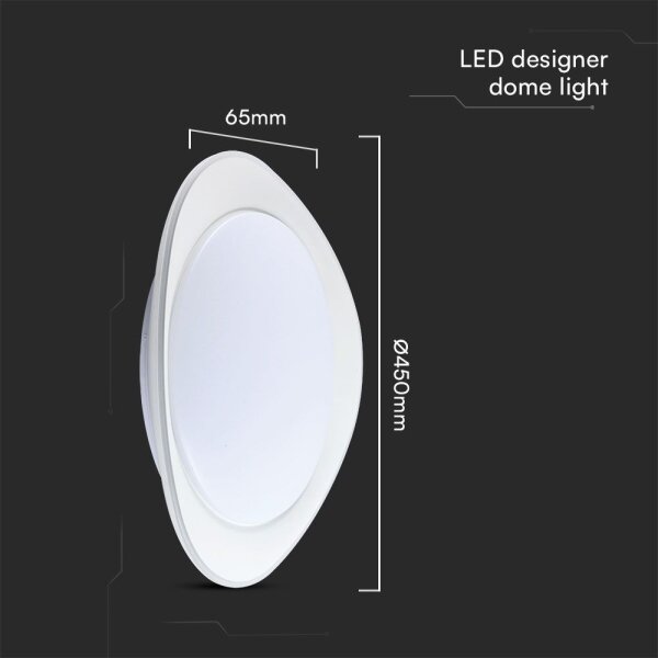 Plafoniera LED dimmerabile LED/40W/230V 3000-6500K 45 cm bianco + +TC