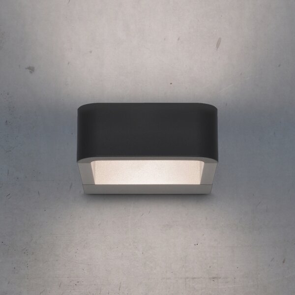 Brilagi - Lampada LED da esterno BARI LED/7W/230V 3000/4000/6000K antracite IP54