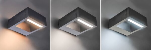 Brilagi - Lampada LED da esterno RAGUSA LED/7W/230V 3000/4000/6000K antracite IP54