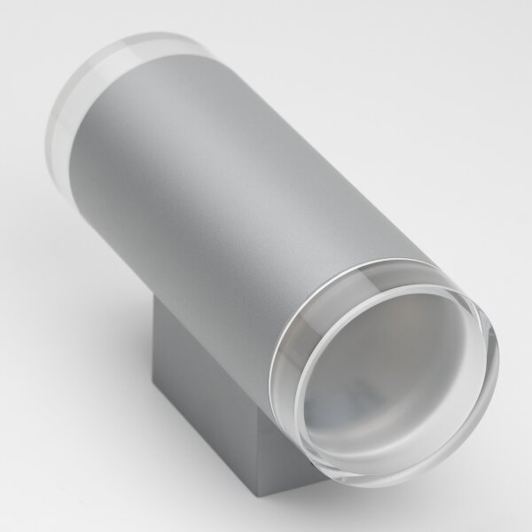 Brilagi - Applique da esterno MATERA 2xGU10/30W/230V grigio IP54