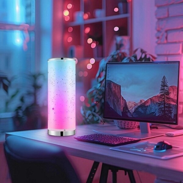 Lampada da tavolo dimmerabile LED RGBW STELLA MINI LED/5W/5V con telecomando