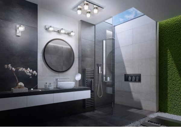 Ledvance -Plafoniera LED da bagno ORBIS FLAME 4xLED/5,5W/230V IP44 cromo