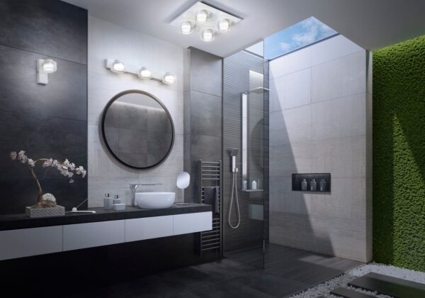 Ledvance - Plafoniera LED da bagno ORBIS FLAME 4xLED/5,5W/230V IP44 bianco