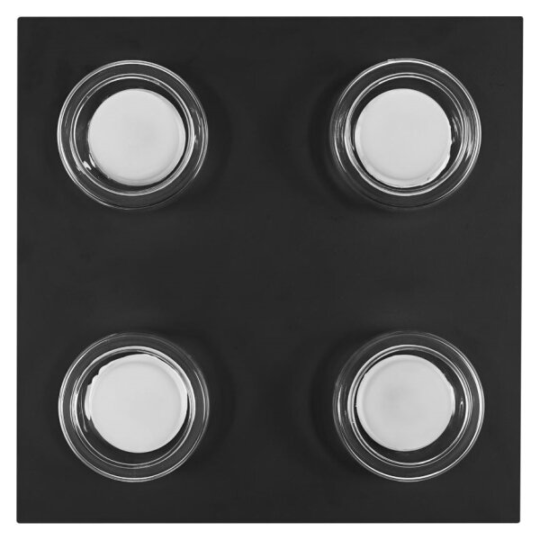 Ledvance -Plafoniera LED da bagno ORBIS FLAME 4xLED/5,5W/230V IP44 nero