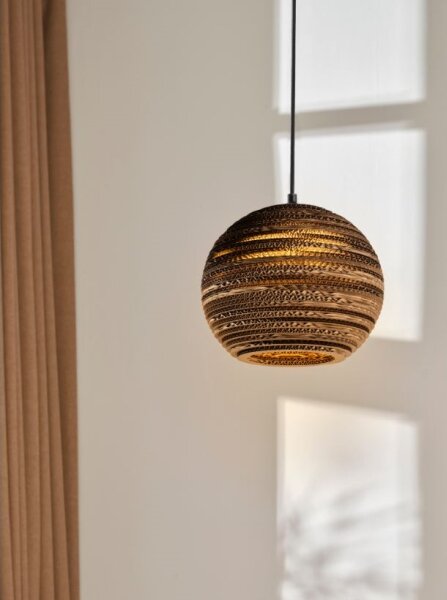 Ledvance - Lampadario a sospensione con filo DECOR CARDBOARD 1xE27/15W/230V diametro 26 cm