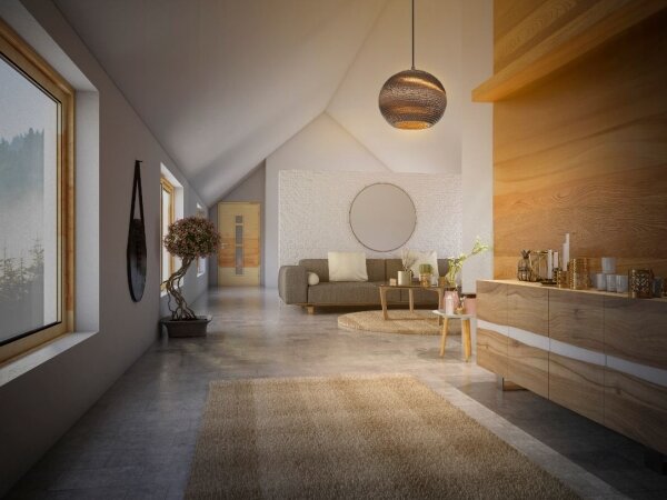 Ledvance - Lampadario a sospensione con filo DECOR CARDBOARD 1xE27/15W/230V diametro 26 cm