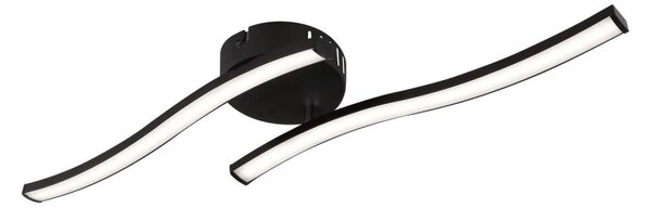 Globo 67178S - Lampadario a plafone LED TYLER LED/12W/230V nero
