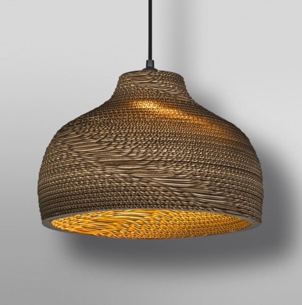 Ledvance - Lampadario a sospensione con filo DECOR CARDBOARD 1xE27/15W/230V diametro 36 cm