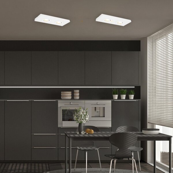 Briloner 3996026 - Faretto LED CTS 2xLED/4W/230V 2700/4000K bianco